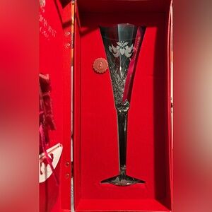 Waterford Crystal 12 Days of Christmas Turtle Doves Flute w/Box SECOND ED.